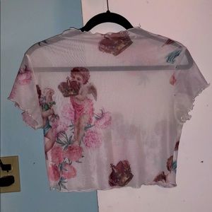Mesh Crop Top